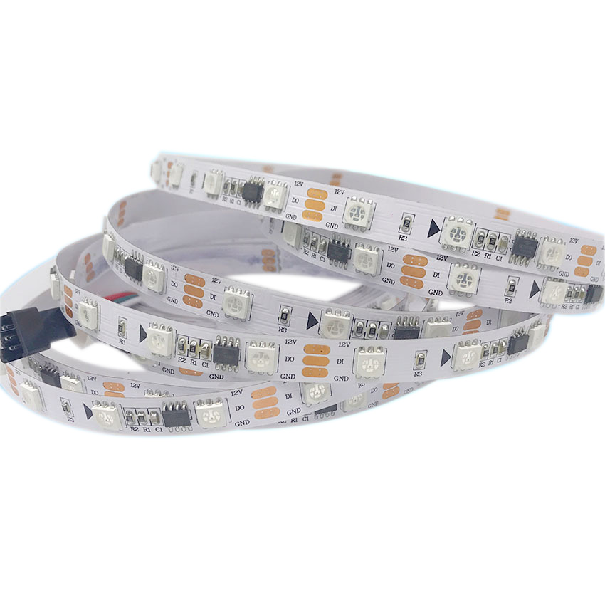 UCS1903 DC12V Series Flexible LED Strip Lights, Programmable Pixel Full Color Chasing, Indoor Use, 240LEDs 16.4ft Per Reel By Sale UCS1903 DC12V Series Flexible LED Strip Lights, Programmable Pixel Full Color Chasing, Indoor Use, 240LEDs 16.4ft Per Reel By Sale